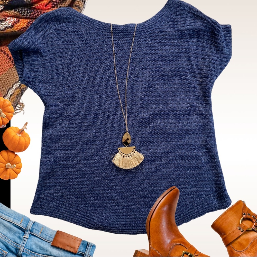 SOLD Ralph Lauren short sleeve knit light sweater